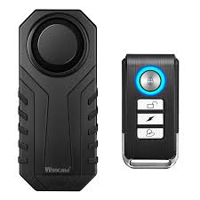 Keyless Bike Alarm for Ebikes (2 Pcs) — Wireless Anti-Theft Vibration Alarm with Remote, IP65 Waterproof, 113dB