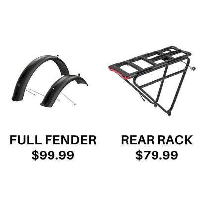 Mokwheel Full Fenders Rear Rack