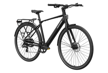 Black electric bicycle