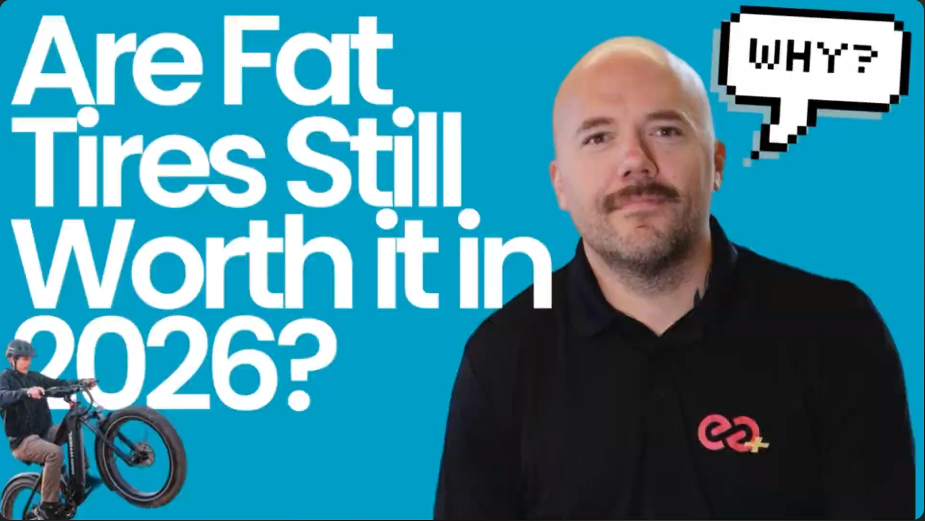 Load video: 🚴‍♂️ Fat Tire E-Bikes in 2026 — What’s New, What’s Worth Buying, and Where the Market Is Headed!Fat tire e-bikes continue to dominate the electric bike world in 2026, but is the hype still justified? In today’s video, we break down the newest tech upgrades, motor improvements, battery innovations, and real-world ride performance you can expect from the latest fat-tire models.🌟 In this video, you’ll learn:Top fat-tire e-bike trends shaping 2026What’s changed in power, range, and suspension. Pros &amp; cons of fat-tire designs vs standard e-bikes. The best use cases: off-roading, snow, sand, city commuting. Whether a fat-tire e-bike is still worth it this year🔋 2026 Upgrades We Cover:Longer-lasting smart batteries.Lighter frames with better stability, ride. improved torque sensors &amp; smoother acceleration🛠️ Perfect for:Commuters • Trail riders • Adventure cyclists • E-bike beginners • Anyone deciding which 2026 model to buy💬 Have questions about a specific e-bike? Drop them in the comments!👍 Don’t forget to LIKE, SUBSCRIBE, and hit the 🔔 bell to stay updated on the newest e-bike reviews.